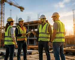 Construction Works SA team on site
